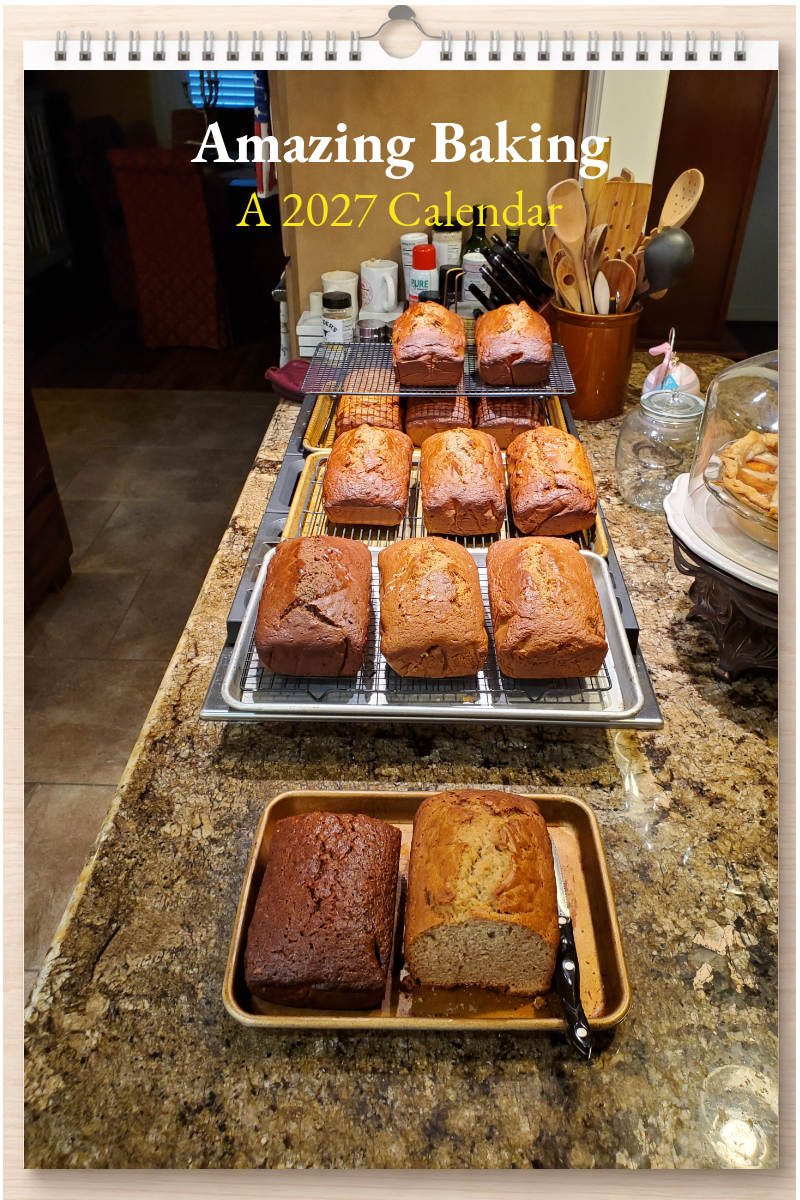 Amazing Baking: A 2027 Calendar