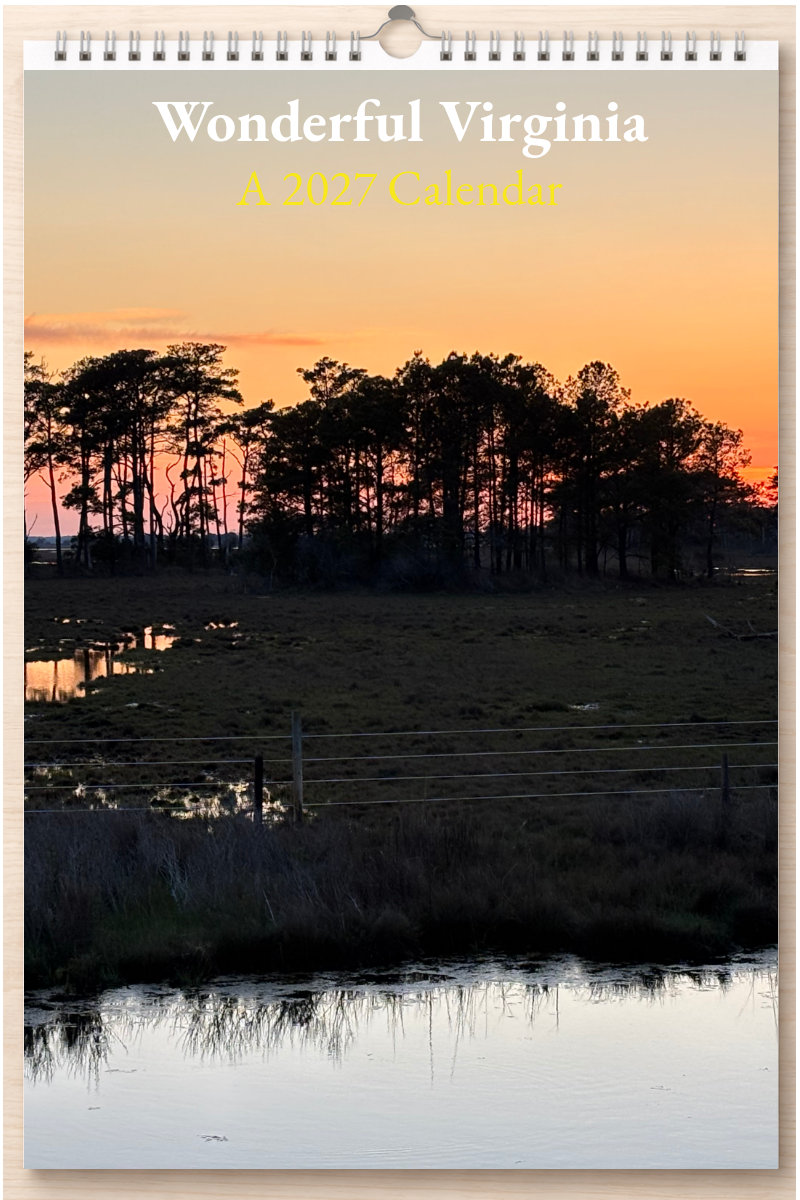 Wonderful Virginia: A 2027 Calendar