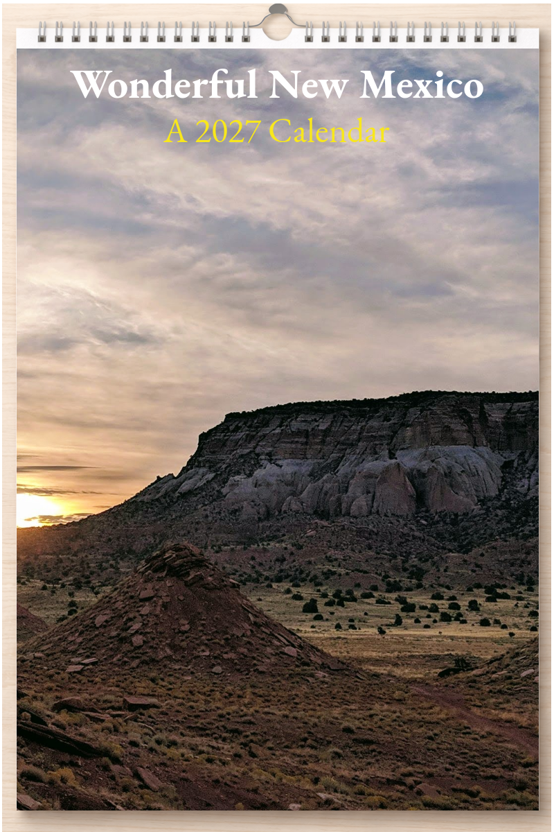 Wonderful New Mexico: A 2027 Calendar