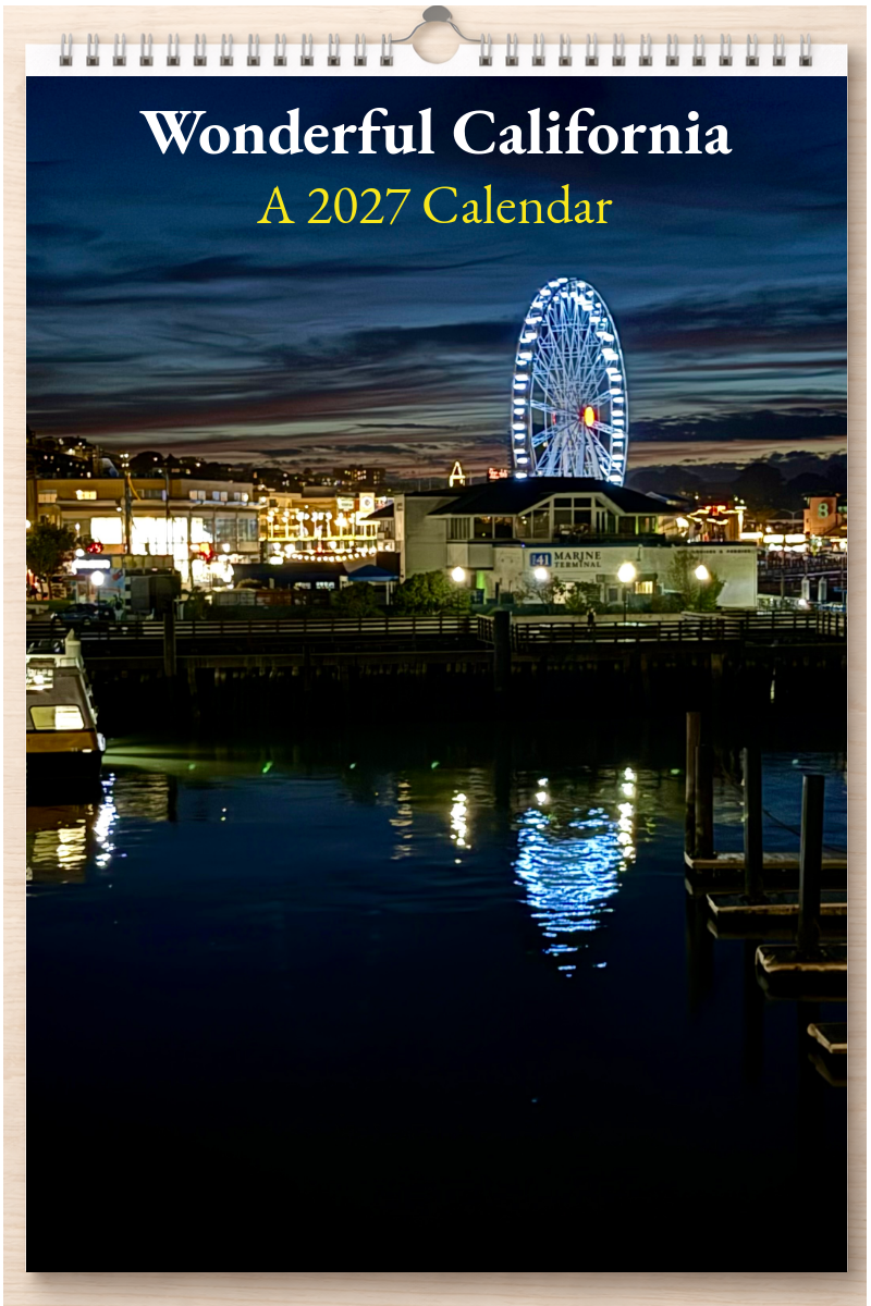 Wonderful California: A 2027 Calendar