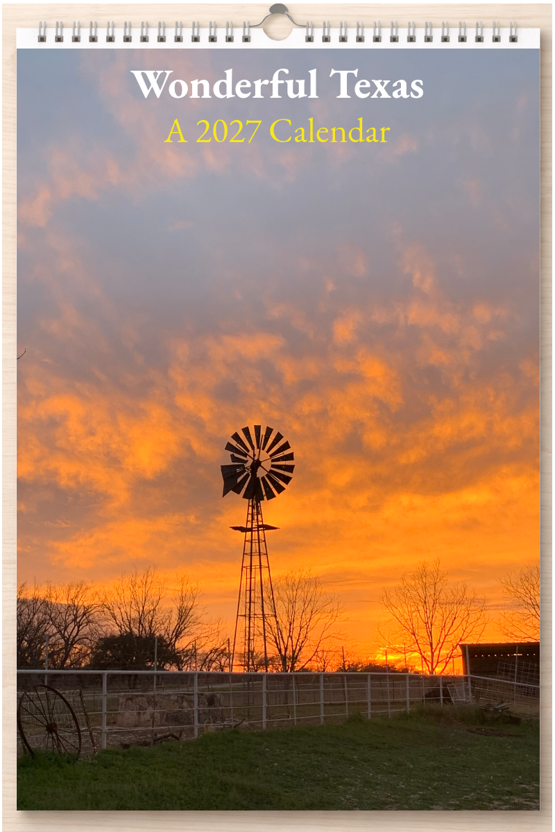 Wonderful Texas: A 2027 Calendar