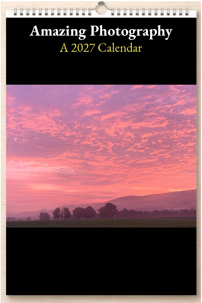 Amazing Photography: A 2027 Calendar