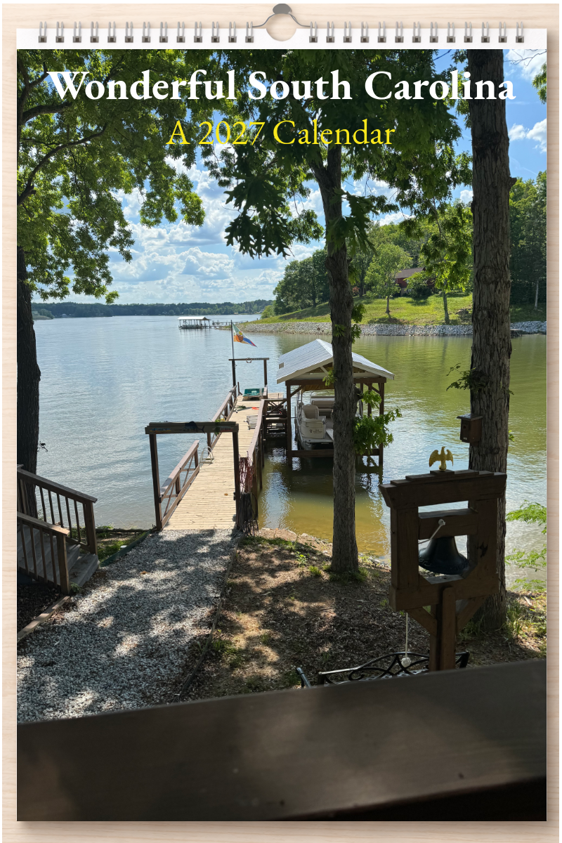 Wonderful South Carolina: A 2027 Calendar
