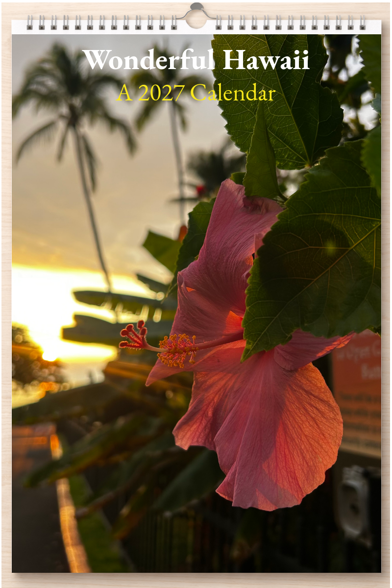 Wonderful Hawaii: A 2027 Calendar
