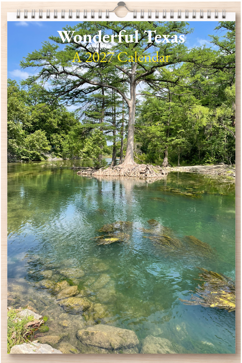 Wonderful Texas: A 2027 Calendar