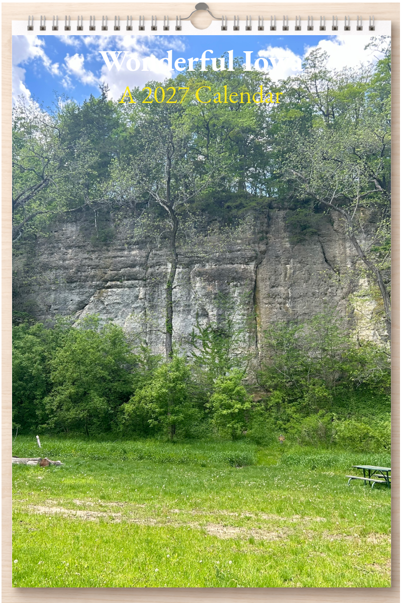 Wonderful Iowa: A 2027 Calendar