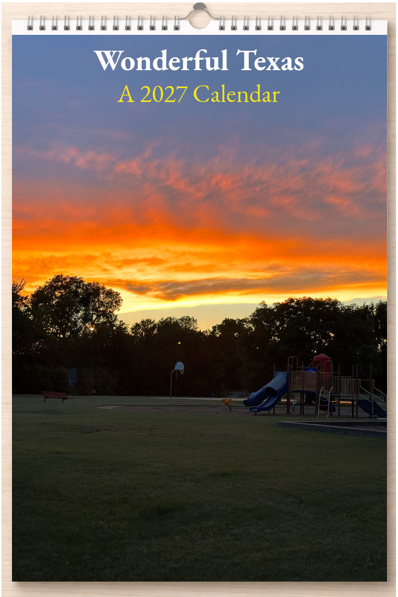 Wonderful Texas: A 2027 Calendar