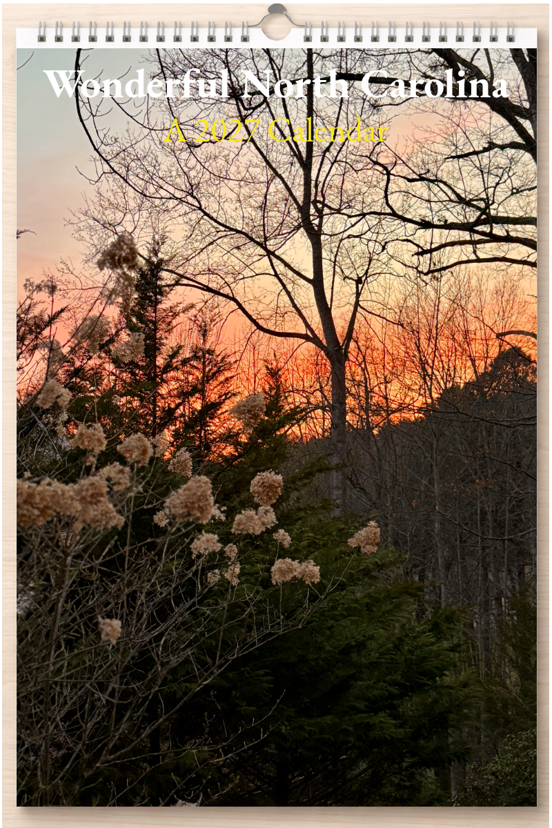 Wonderful North Carolina: A 2027 Calendar