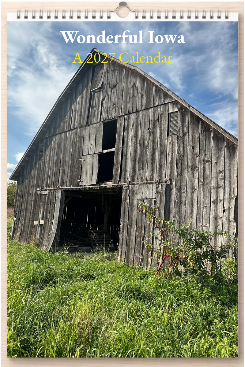 Wonderful Iowa: A 2027 Calendar