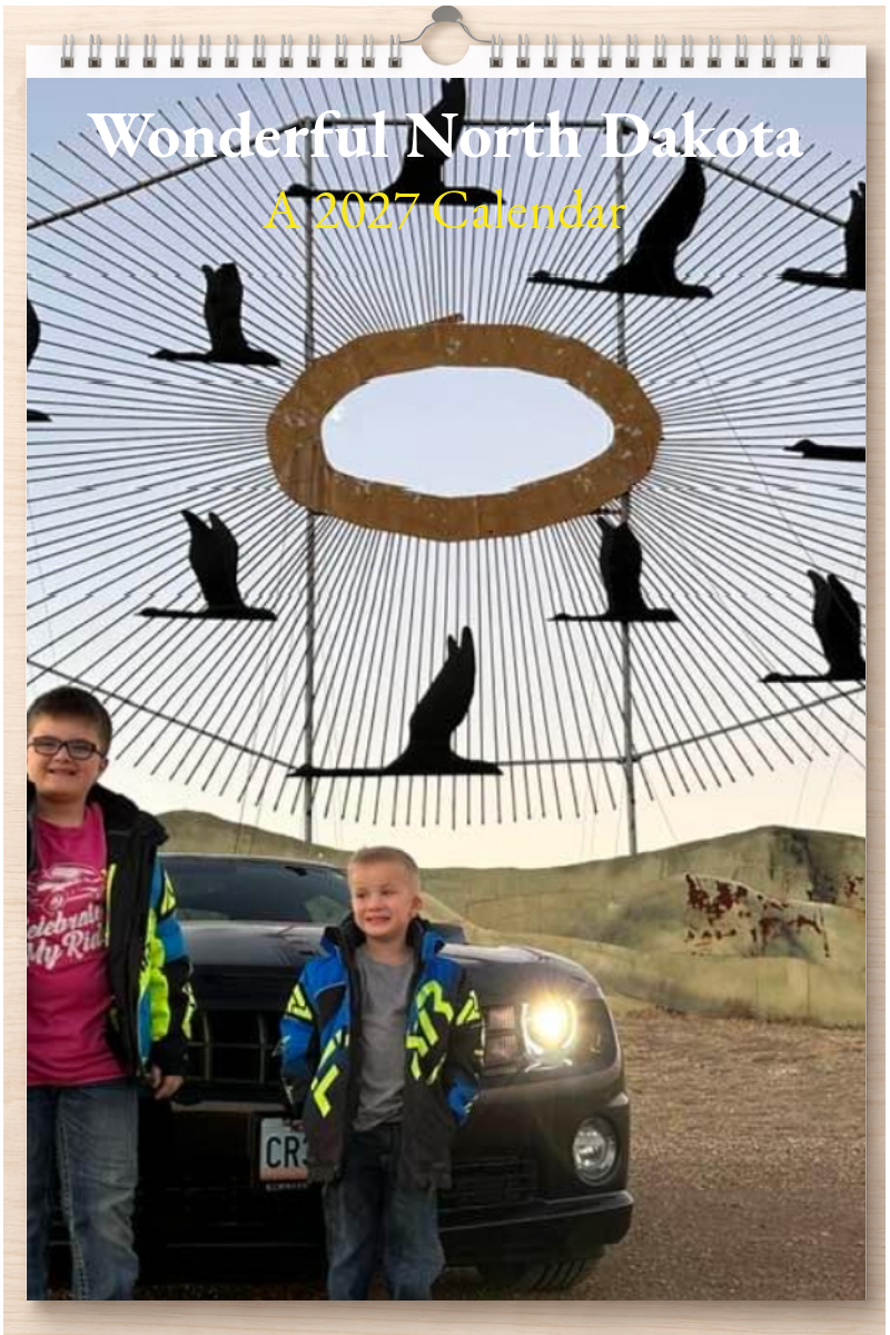 Wonderful North Dakota: A 2027 Calendar