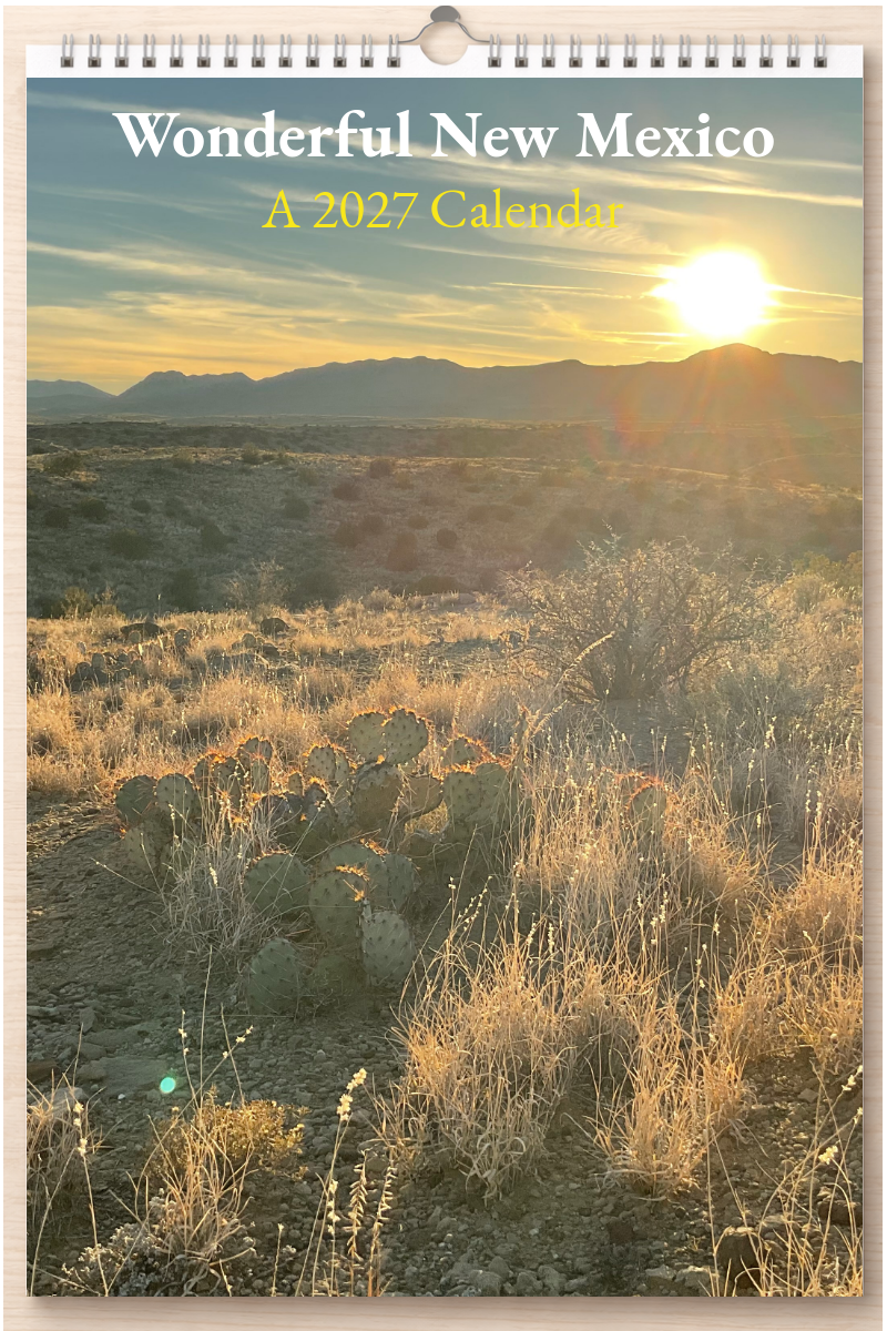 Wonderful New Mexico: A 2027 Calendar