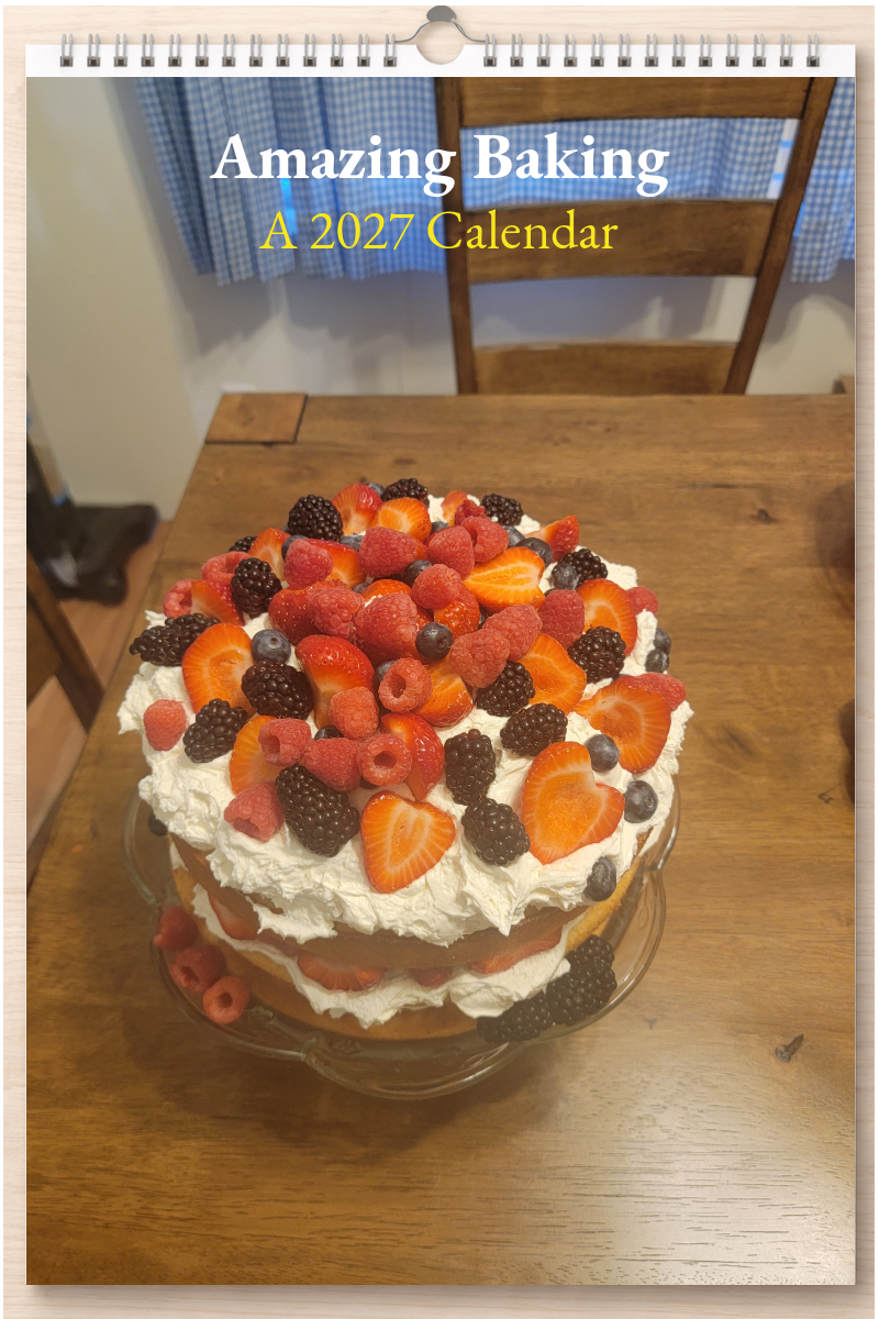 Amazing Baking: A 2027 Calendar
