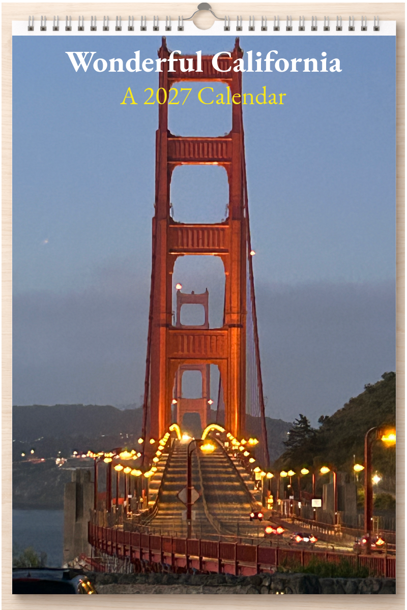 Wonderful California: A 2027 Calendar