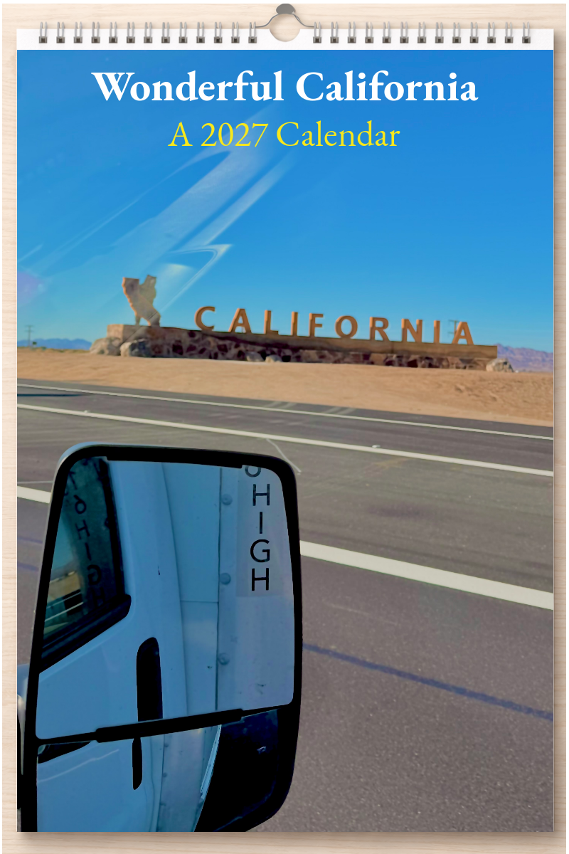 Wonderful California: A 2027 Calendar