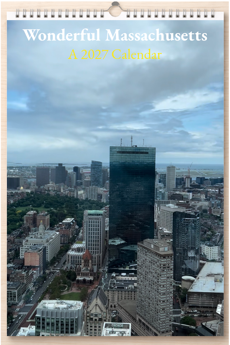 Wonderful Massachusetts: A 2027 Calendar