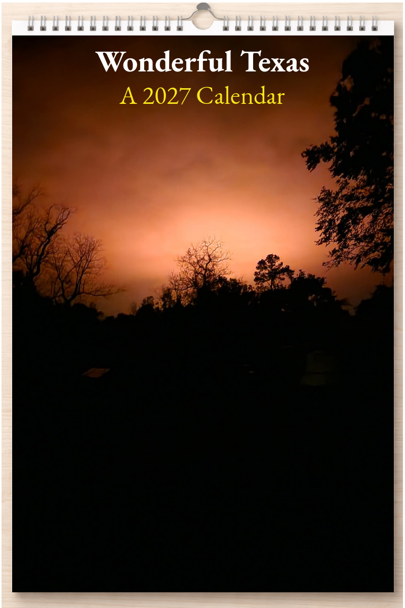 Wonderful Texas: A 2027 Calendar