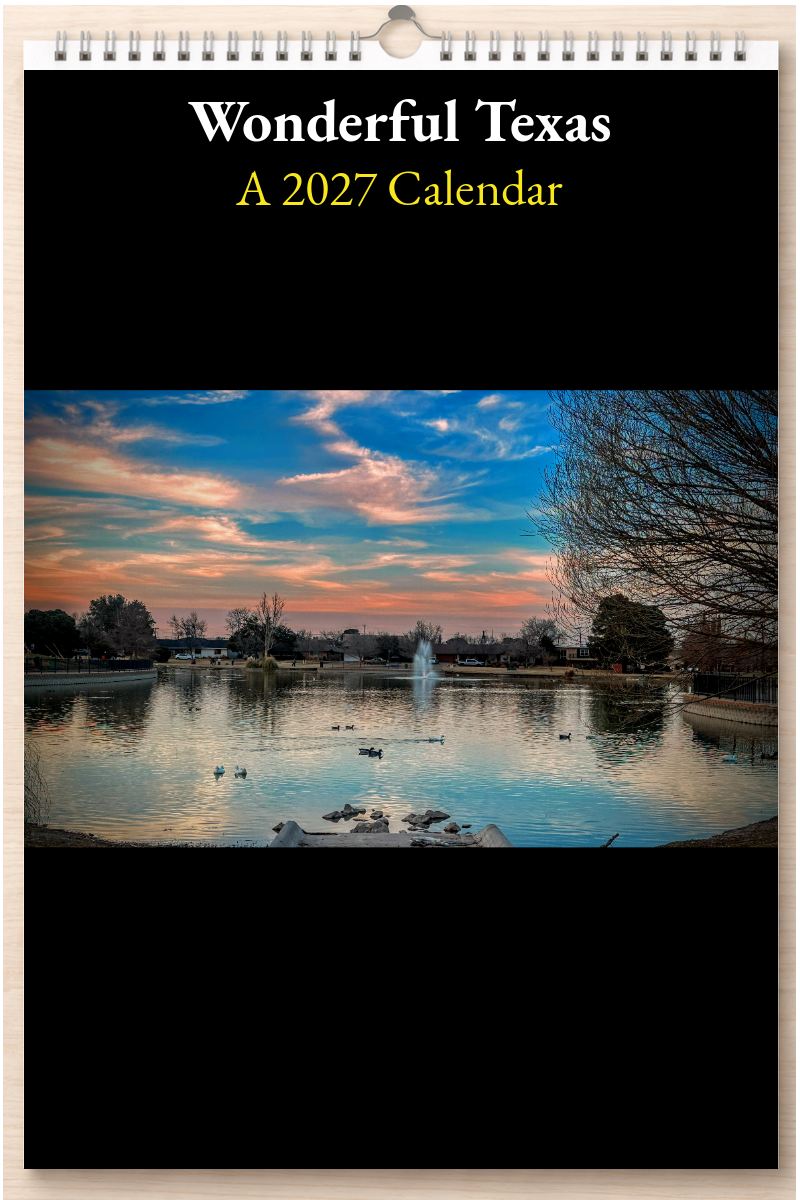 Wonderful Texas: A 2027 Calendar