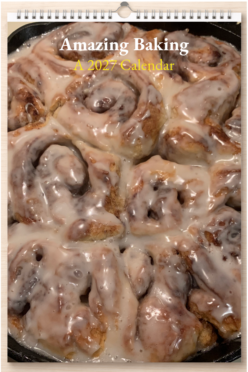 Amazing Baking: A 2027 Calendar