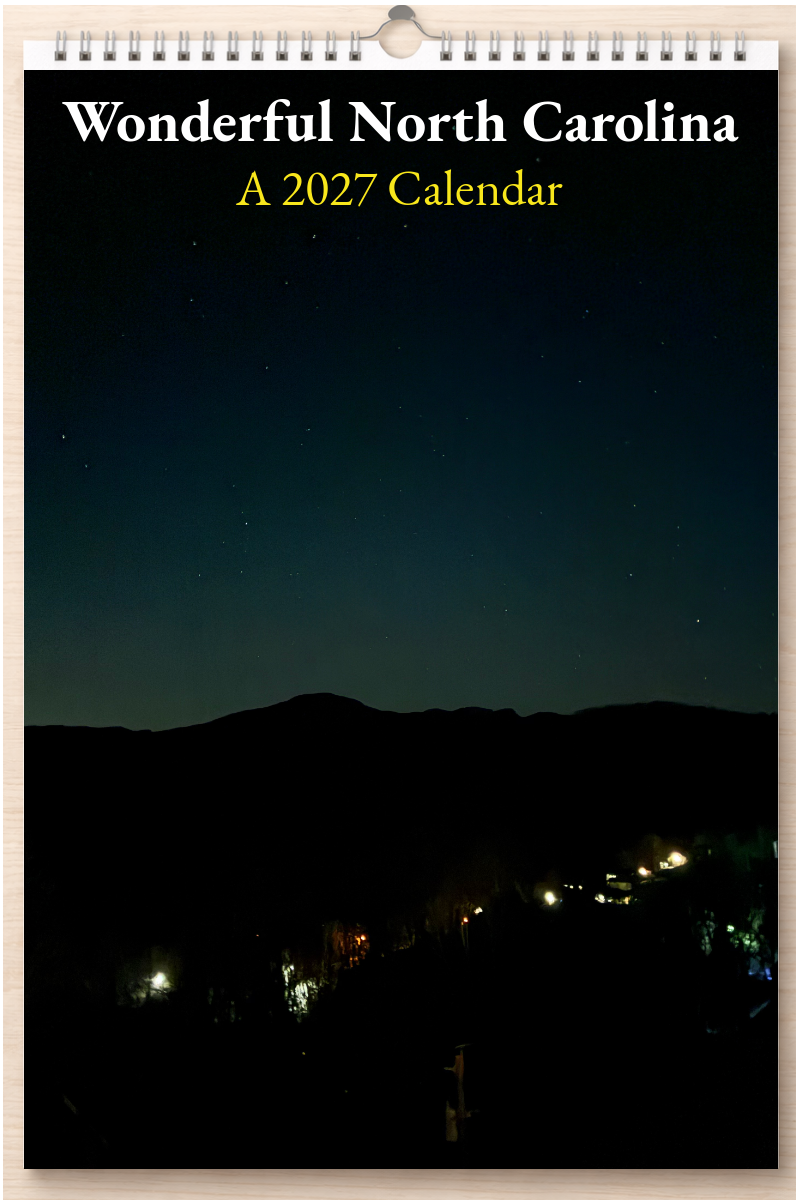 Wonderful North Carolina: A 2027 Calendar