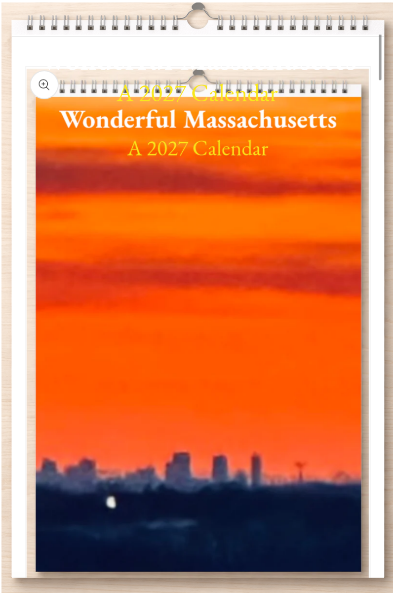 Wonderful Massachusetts: A 2027 Calendar