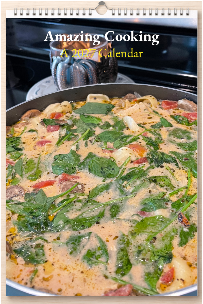 Amazing Cooking: A 2027 Calendar