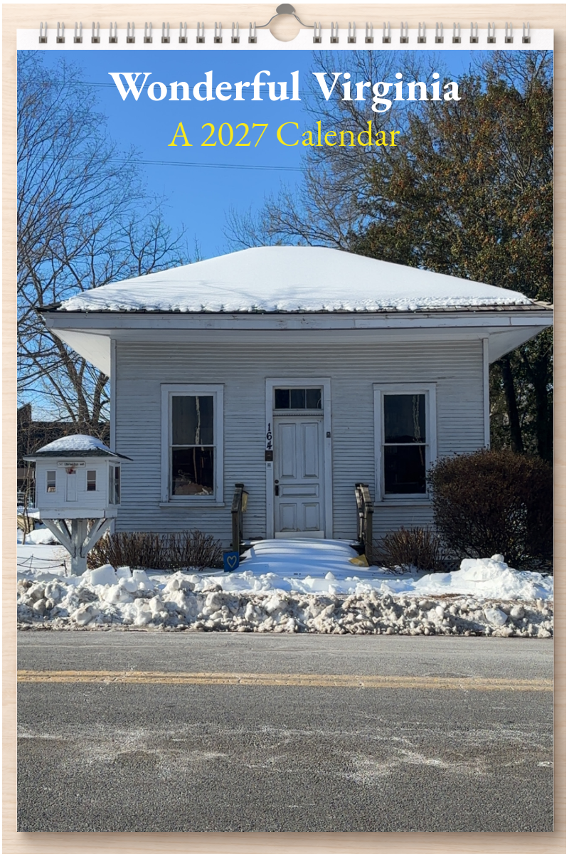 Wonderful Virginia: A 2027 Calendar