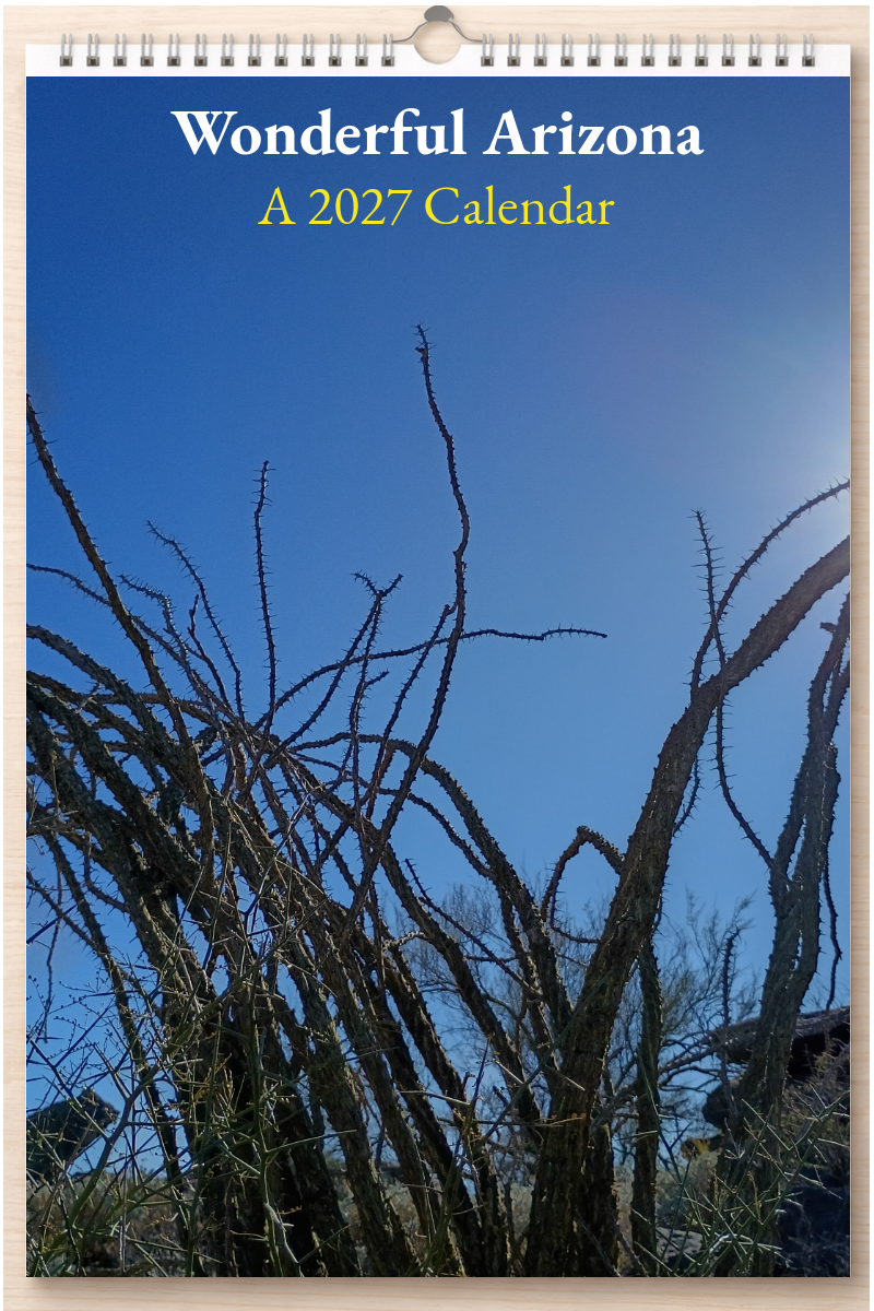 Wonderful Arizona: A 2027 Calendar