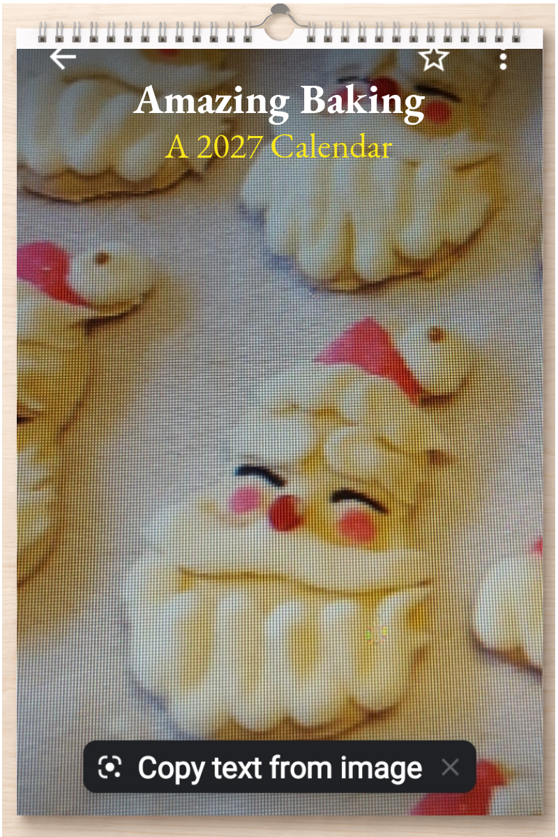 Amazing Baking: A 2027 Calendar