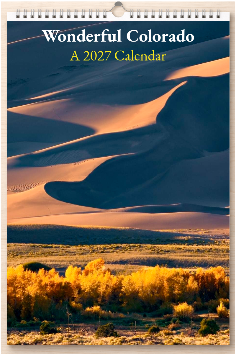 Wonderful Colorado: A 2027 Calendar