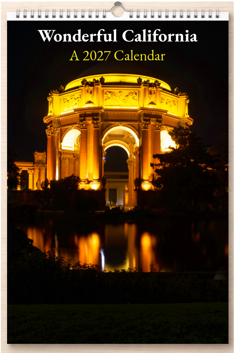 Wonderful California: A 2027 Calendar