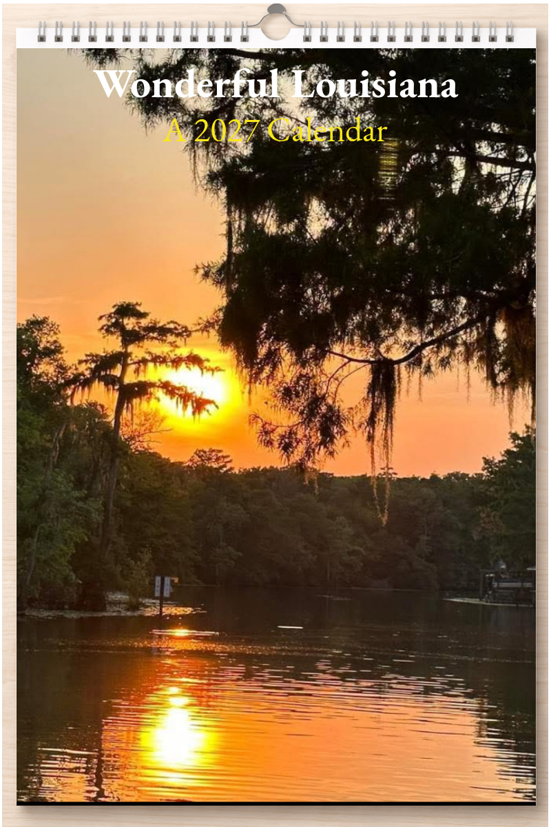 Wonderful Louisiana: A 2027 Calendar