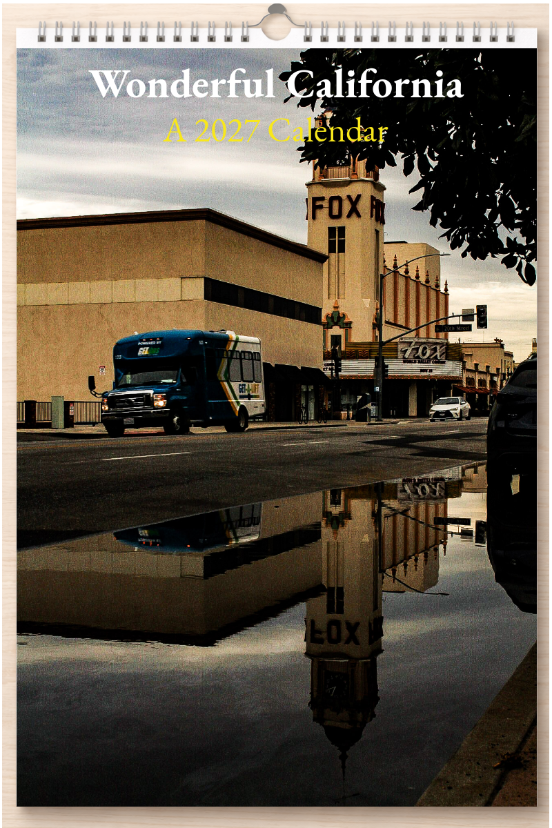 Wonderful California: A 2027 Calendar