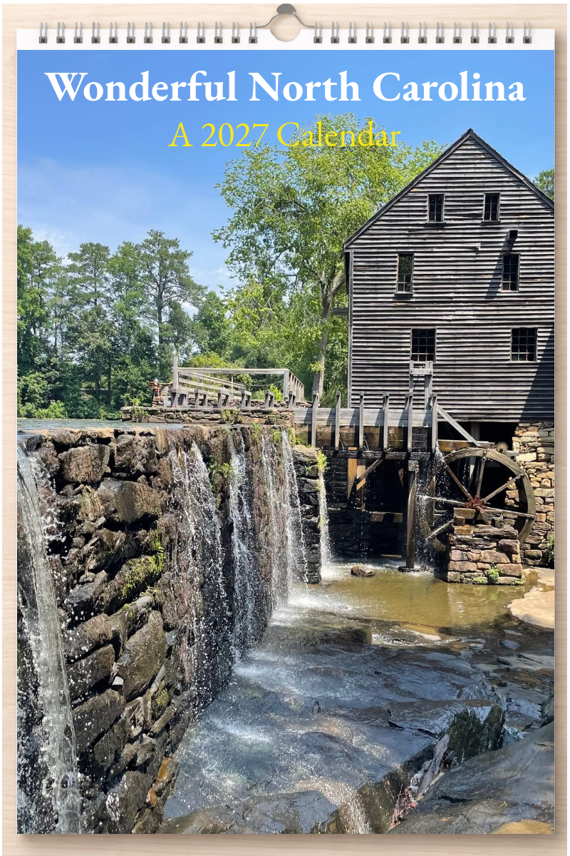 Wonderful North Carolina: A 2027 Calendar