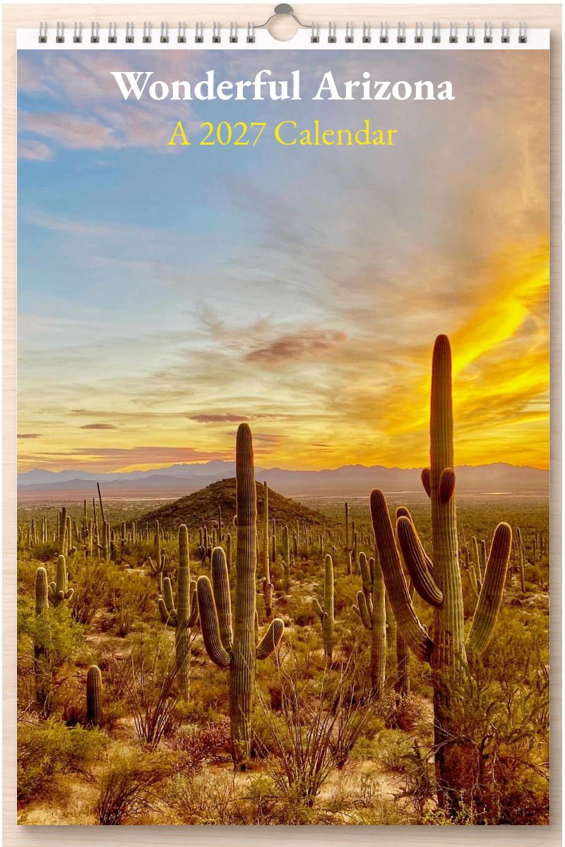 Wonderful Arizona: A 2027 Calendar