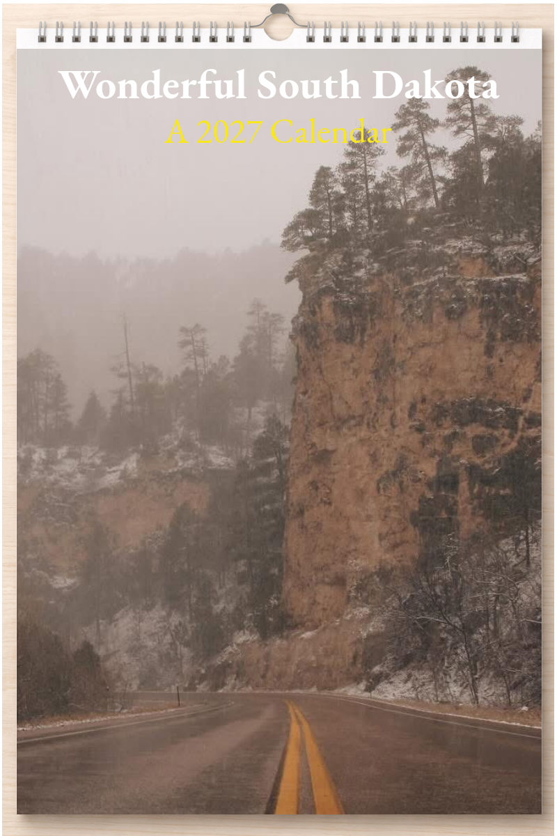 Wonderful South Dakota: A 2027 Calendar