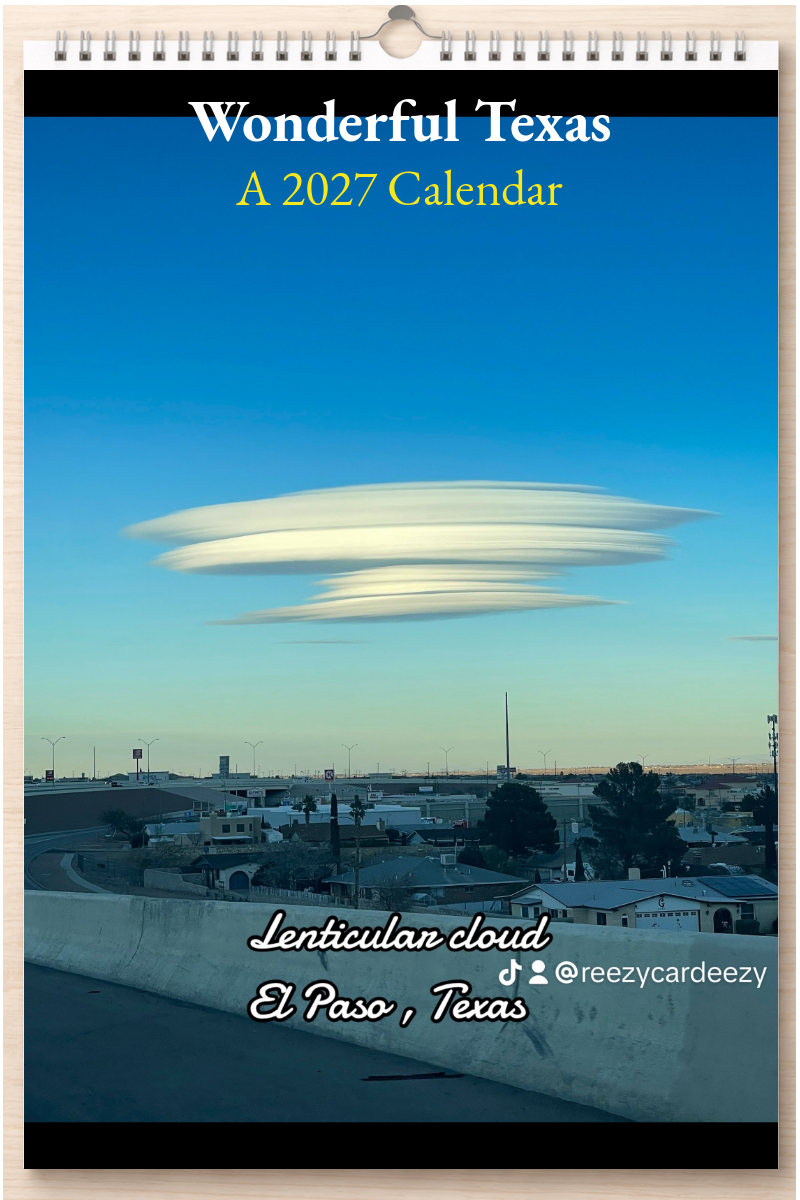 Wonderful Texas: A 2027 Calendar