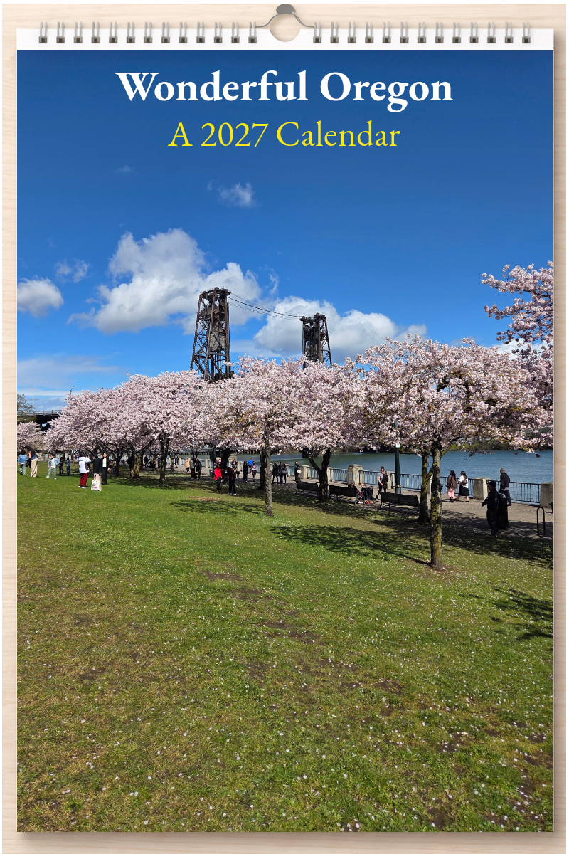 Wonderful Oregon: A 2027 Calendar