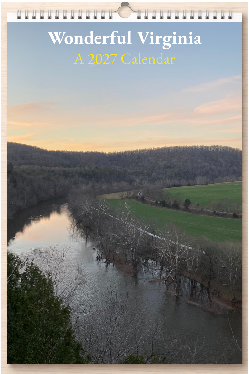 Wonderful Virginia: A 2027 Calendar