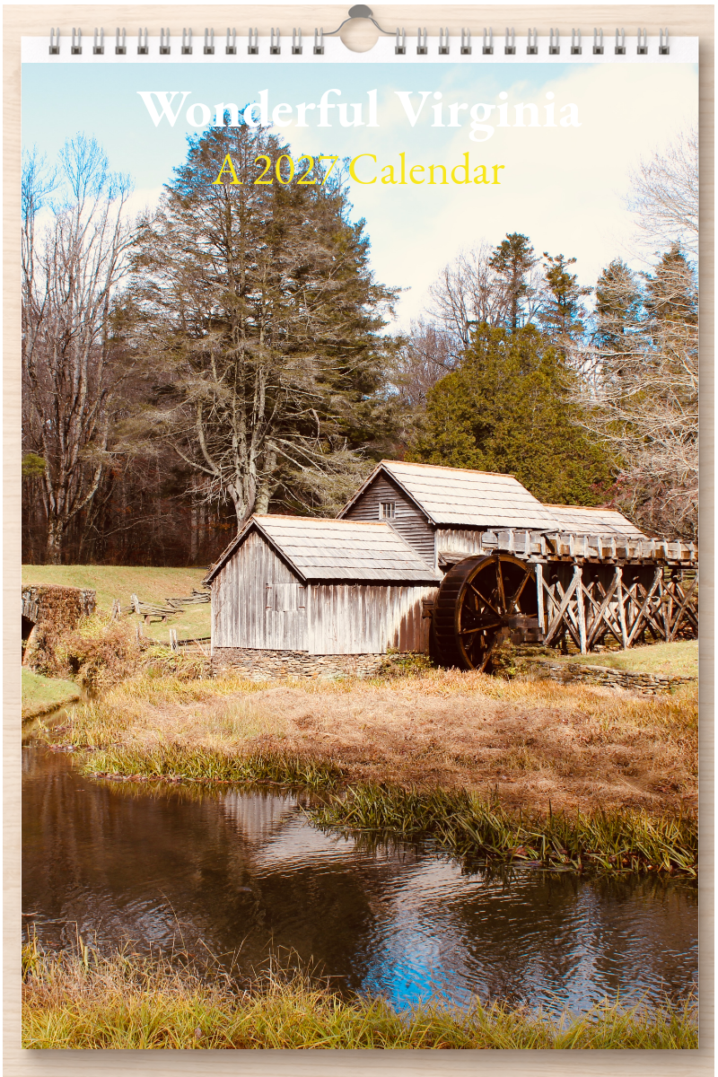Wonderful Virginia: A 2027 Calendar