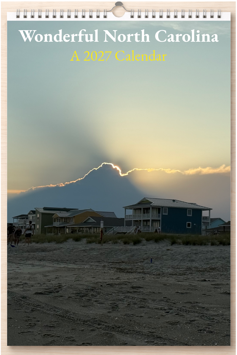 Wonderful North Carolina: A 2027 Calendar