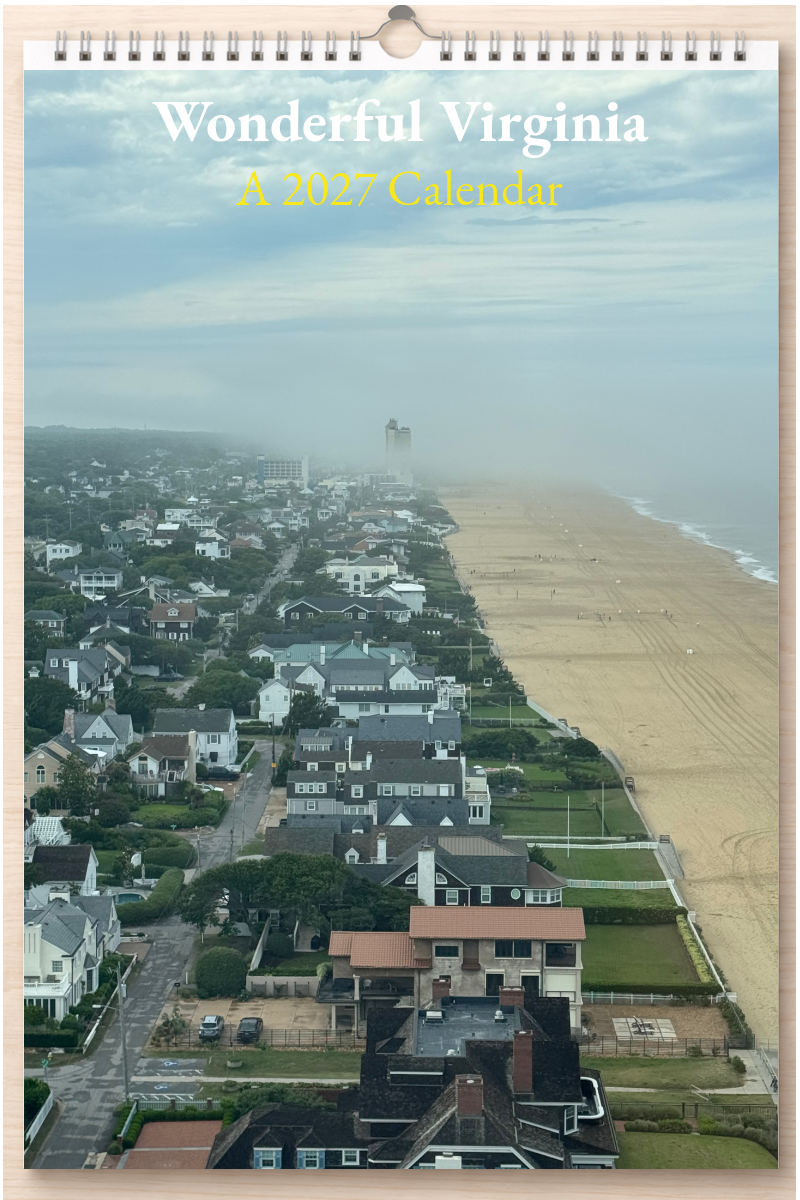 Wonderful Virginia: A 2027 Calendar