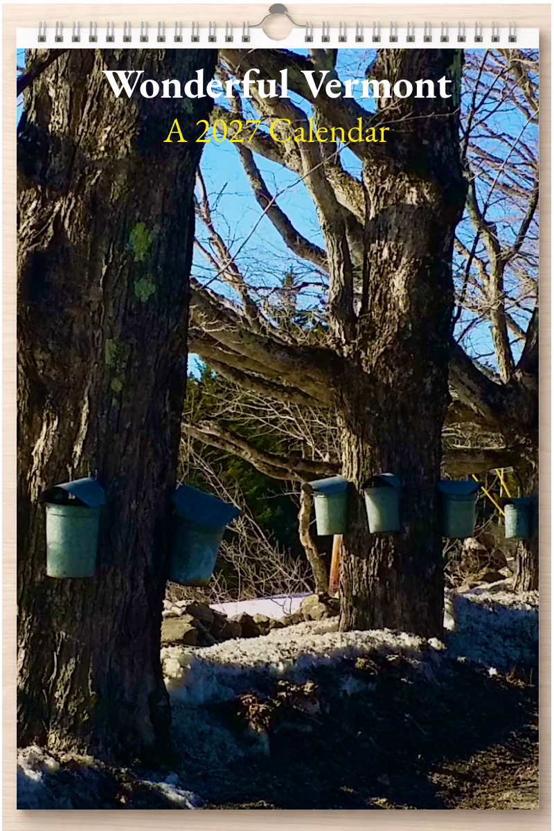 Wonderful Vermont: A 2027 Calendar