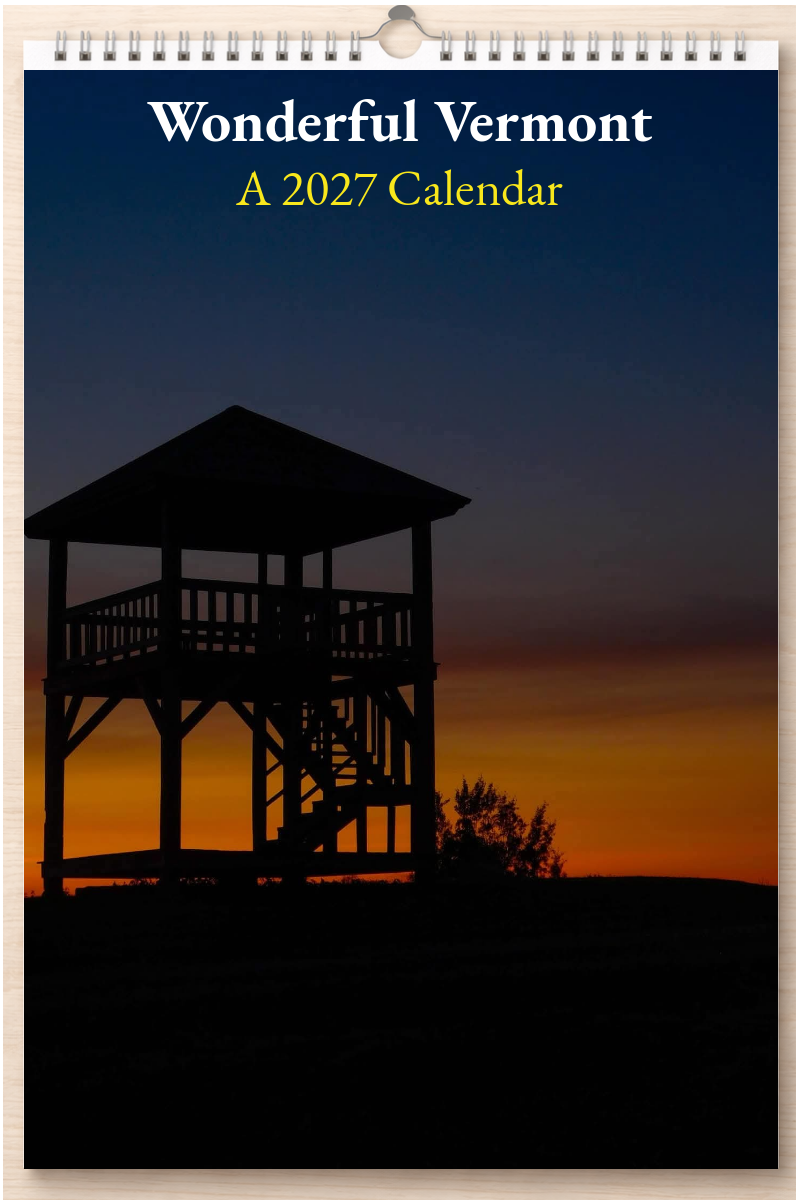 Wonderful Vermont: A 2027 Calendar