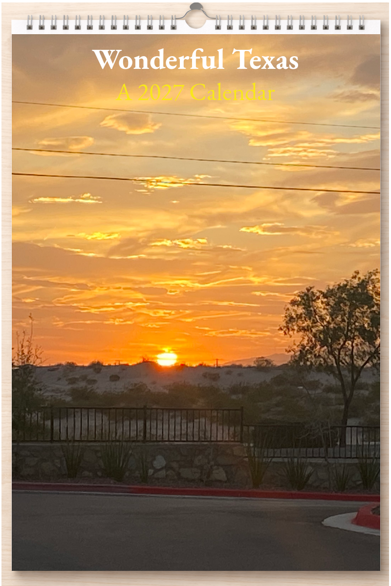 Wonderful Texas: A 2027 Calendar