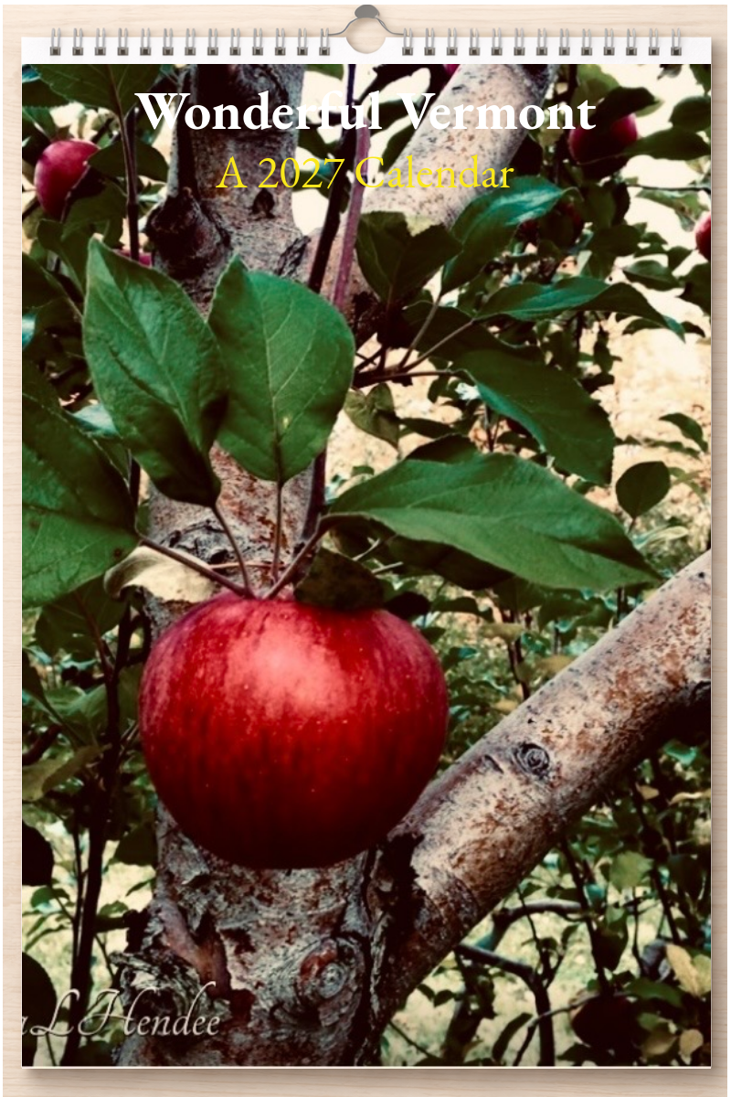Wonderful Vermont: A 2027 Calendar