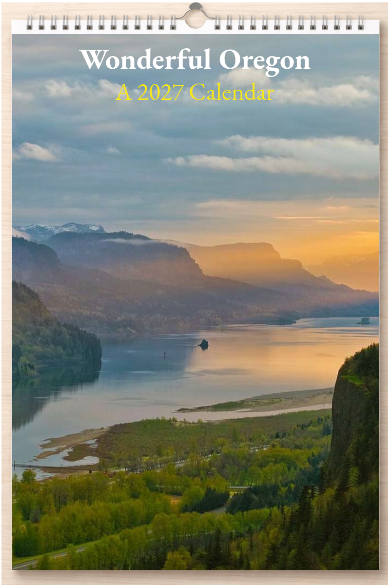 Wonderful Oregon: A 2027 Calendar