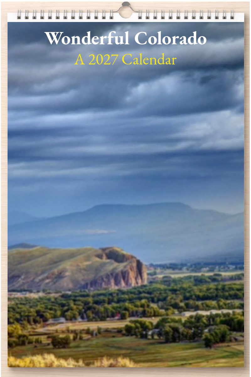 Wonderful Colorado: A 2027 Calendar