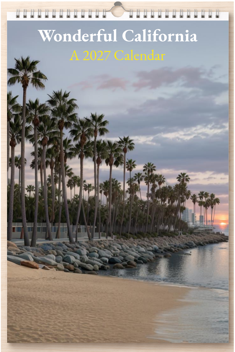 Wonderful California: A 2027 Calendar
