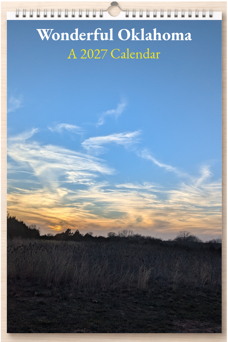 Wonderful Oklahoma: A 2027 Calendar