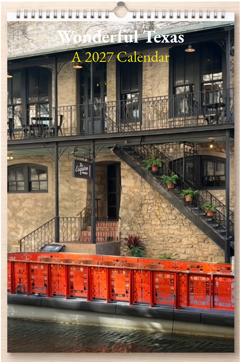 Wonderful Texas: A 2027 Calendar